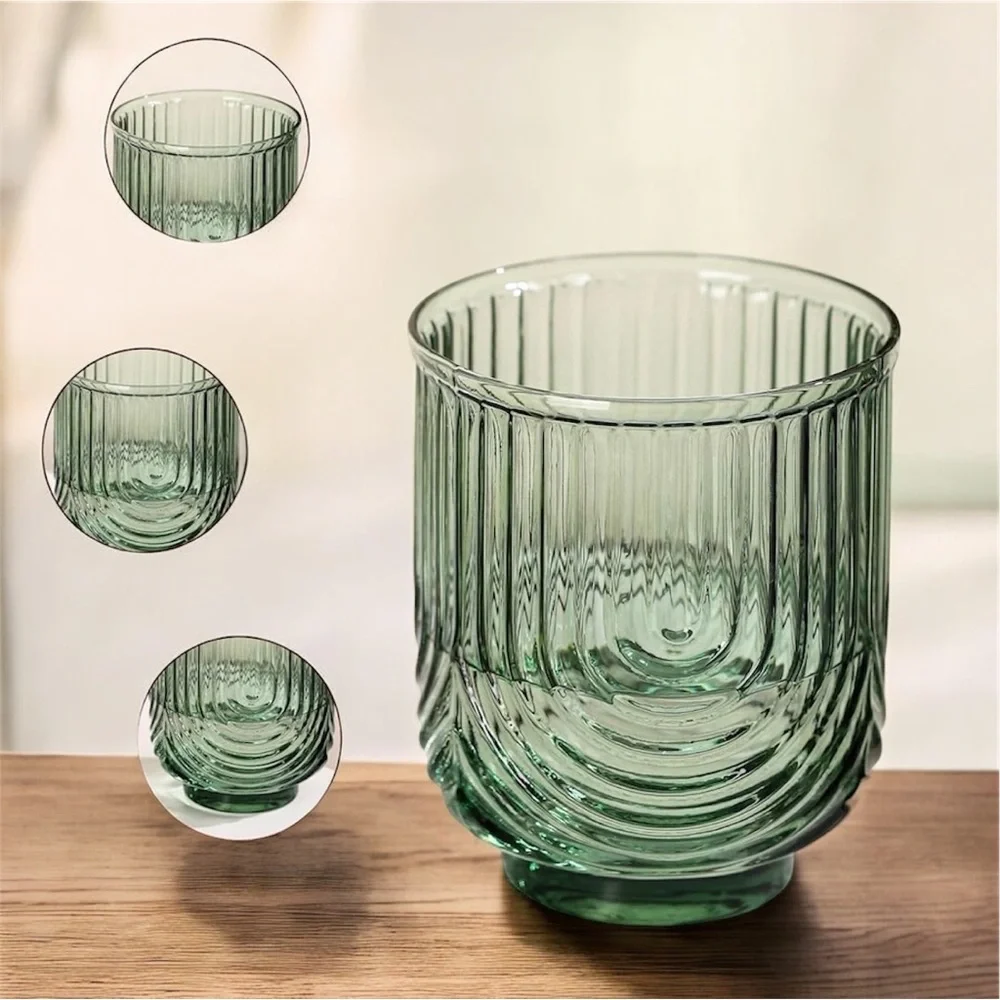 NEW West Elm (Set of 6) Colorful Stemless Wine Water Glasses Drinkware Bar Cups